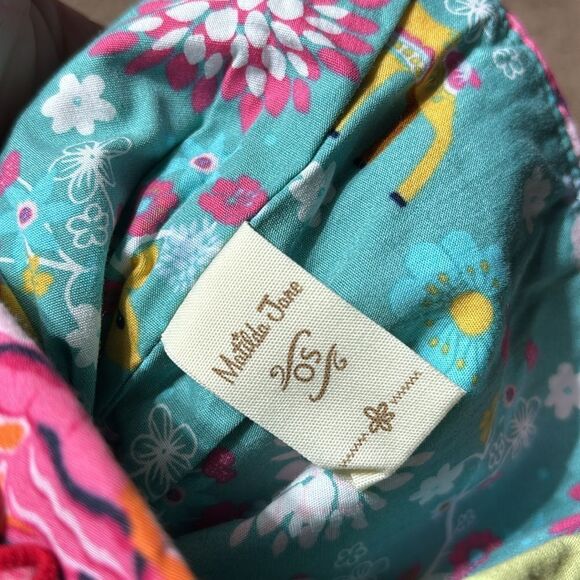 Matilda Jane once upon a time plaid ruffle stocking Christmas holiday reversible - Picture 3 of 4